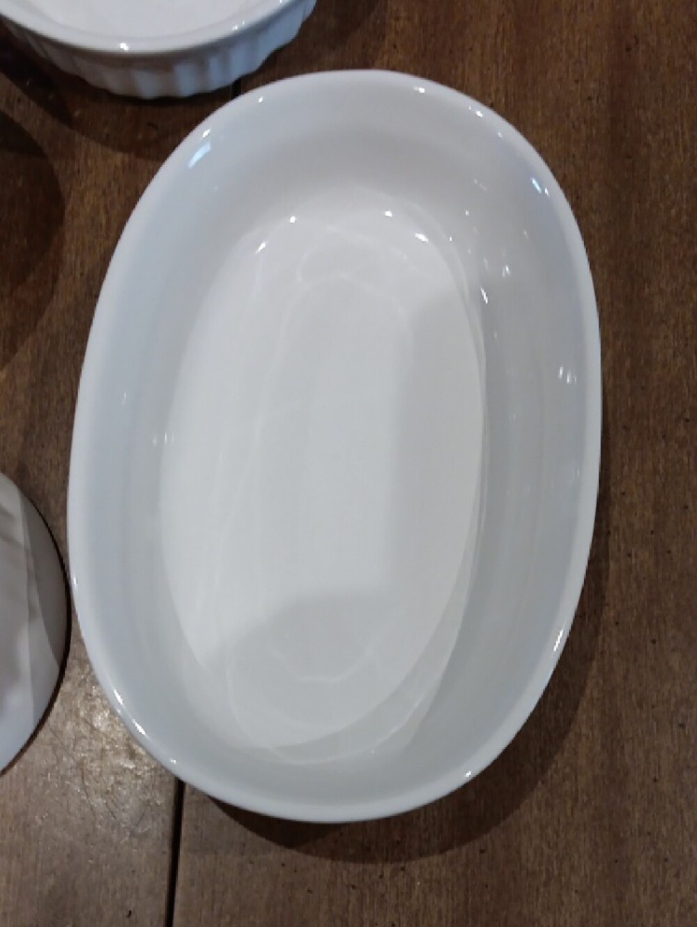 Corningware White Oval Ceramic Ramekins - Set of 4 - Picture 3 of 4